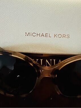 Michael Kors Women's Sunglasses Tortoise Shell with Dark Lenses